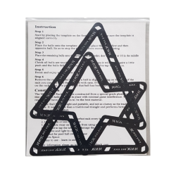 Preview: Magic Ball Rack PRO 2 Schablonen für 9/10-Ball